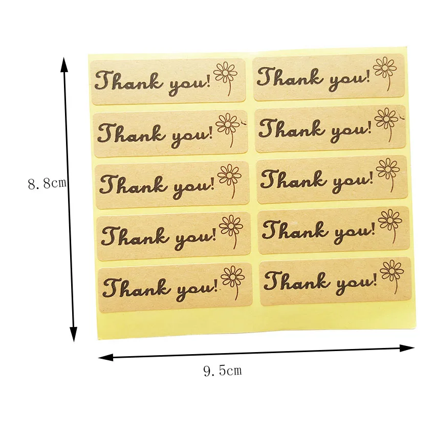 Dandelion thank you 100 шт/партия Винтажный дизайн Уплотнительная наклейка DIY праздничные вечерние сумки упаковочные принадлежности Декоративные - Цвет: Dandelion thank you