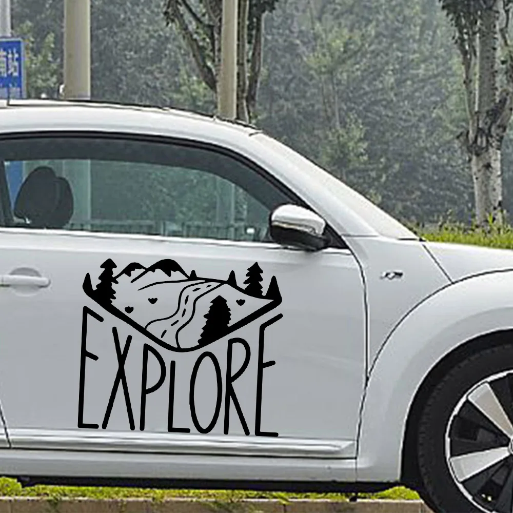

Fun Campsite RV camping Car Stickers Vinyl Car Stickers Cool Car Window Decor Hot Selling