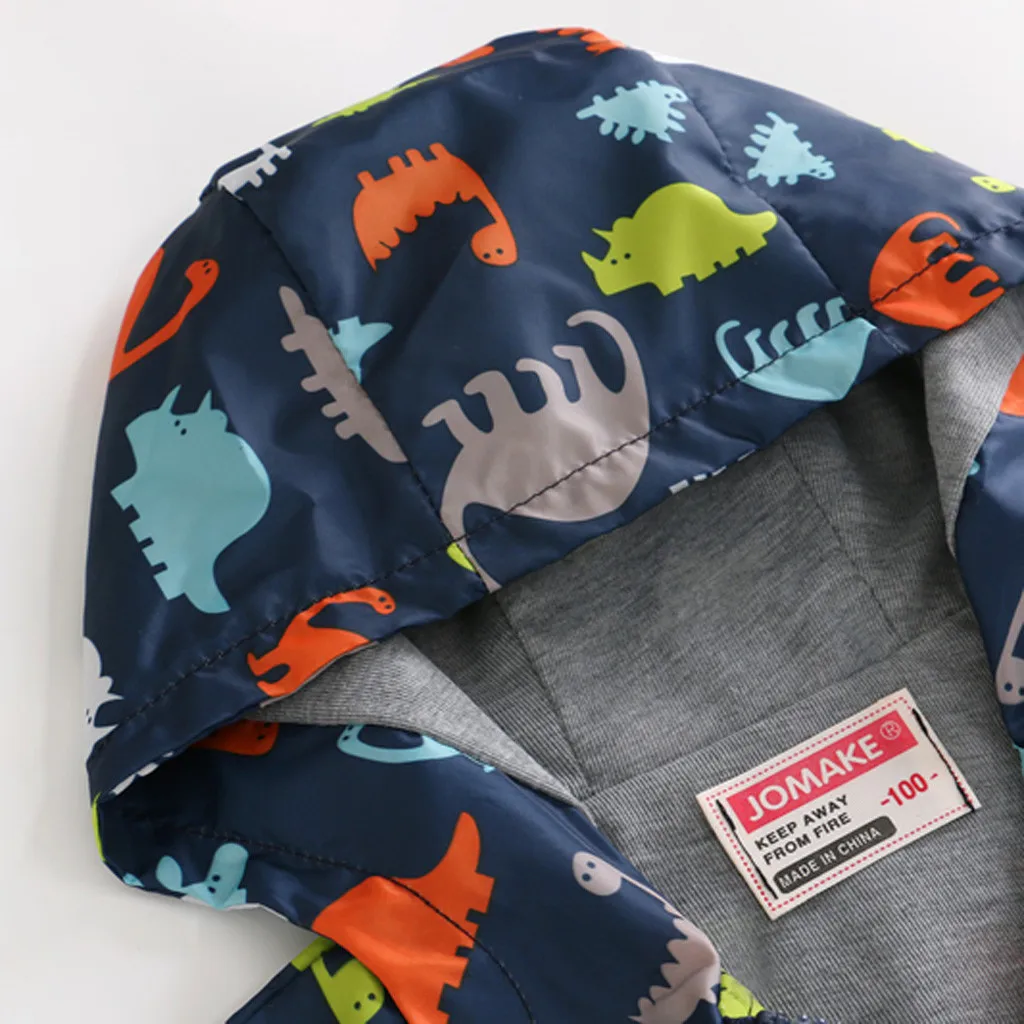 Осеннее пальто зимняя куртка для маленьких девочек ветрозащитная верхняя одежда