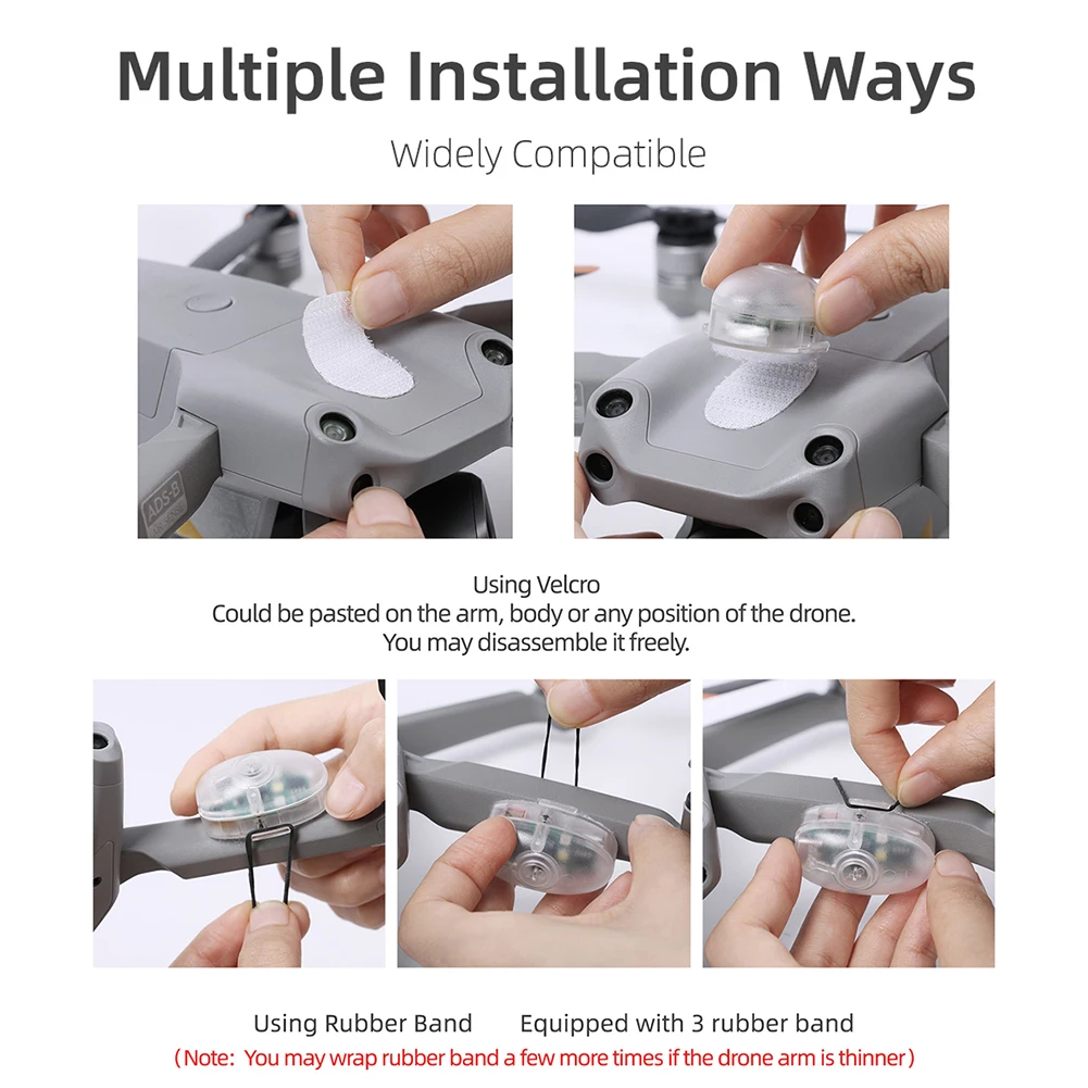 Универсальная Светодиодная лампа для ночного летающего сигнала навигационная