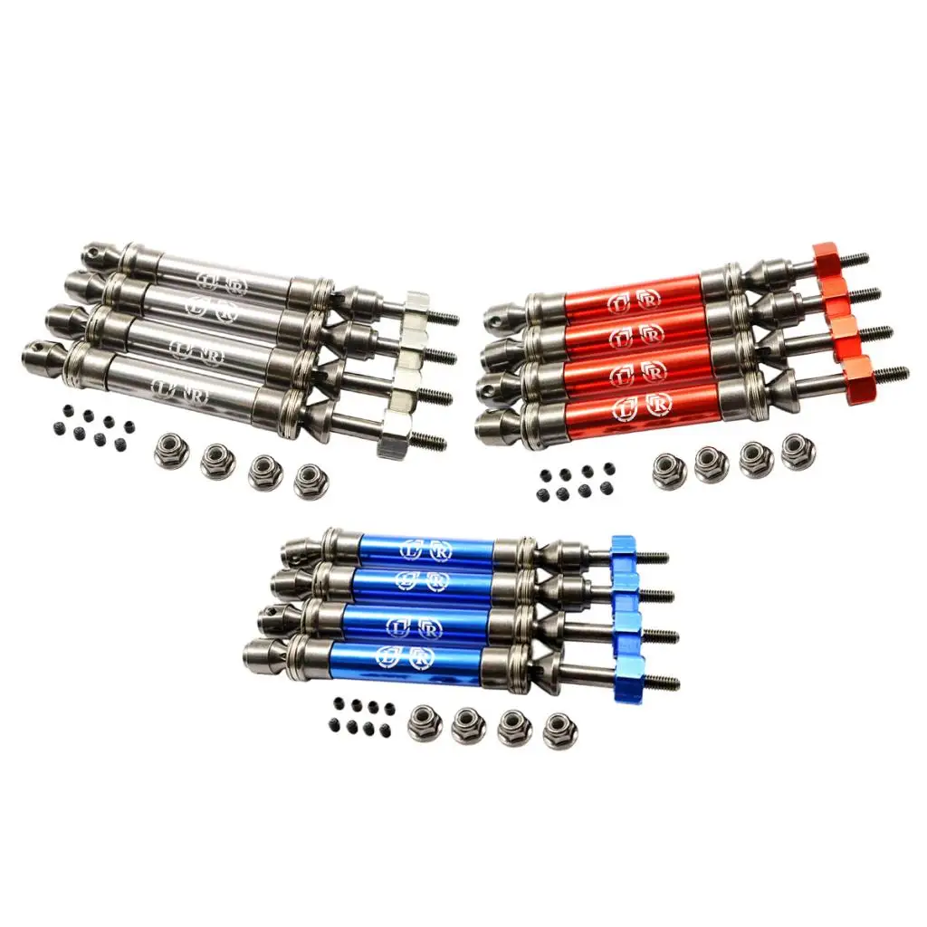 

4 шт., передний и задний приводной вал CVD для 1/10 SLASH STAMPEDE 4x4