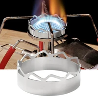 stove windproof ring solid heat resistant lightweight stainless steel gas stove energy saving circle for outdoor