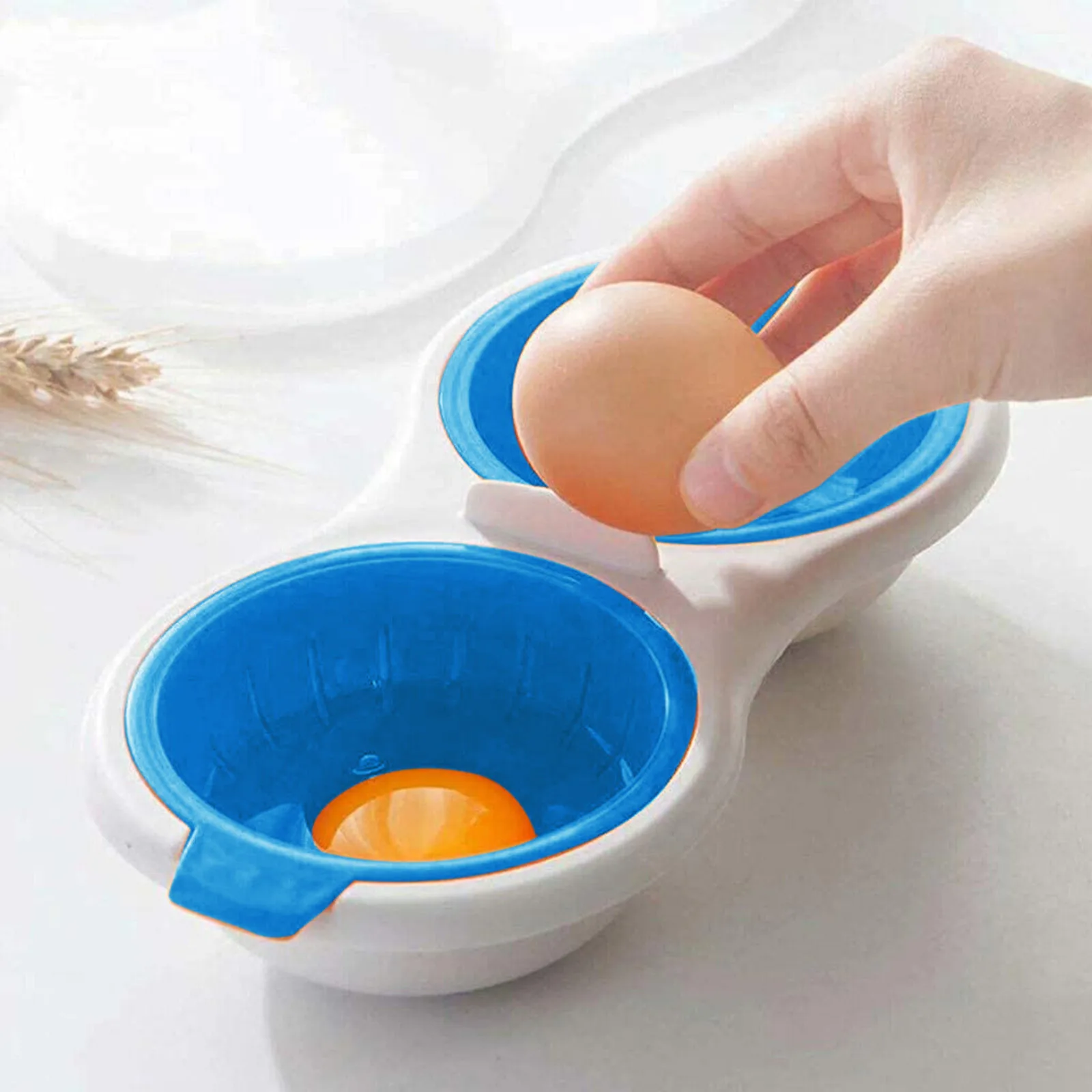 

Egg Boiler Food Grade Cookware Cup Egg Poacher Kitchen Steamed Egg Set Microwave Ovens Cooking Tools 2021 New