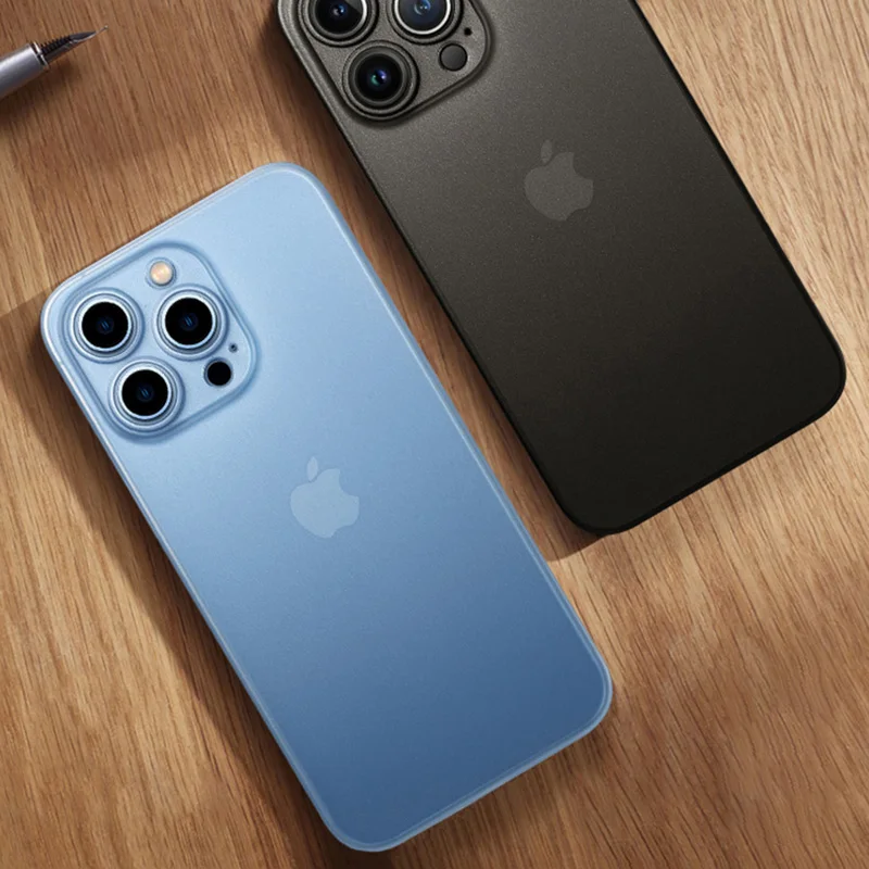 0 3 мм ультра тонкий матовый чехол для телефона iPhone 11 12 13 Mini Pro Xs Max X Xr Жесткий PP