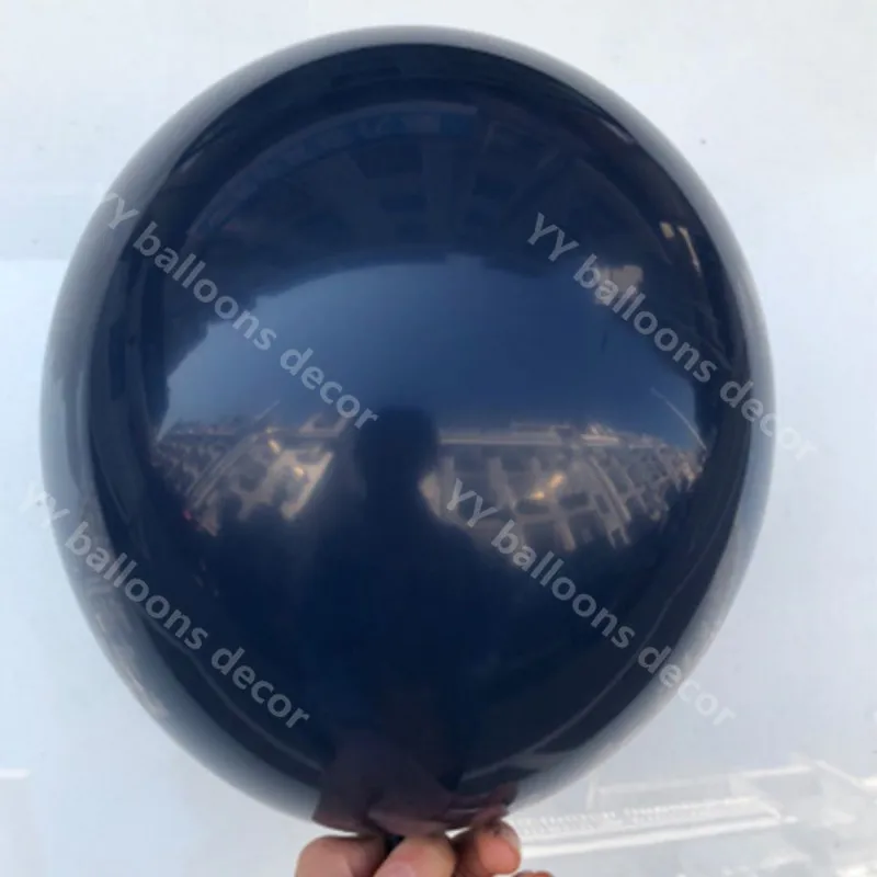 151 шт DIY шар гирлянда синий Макарон темно белый латексный Золотой конфетти