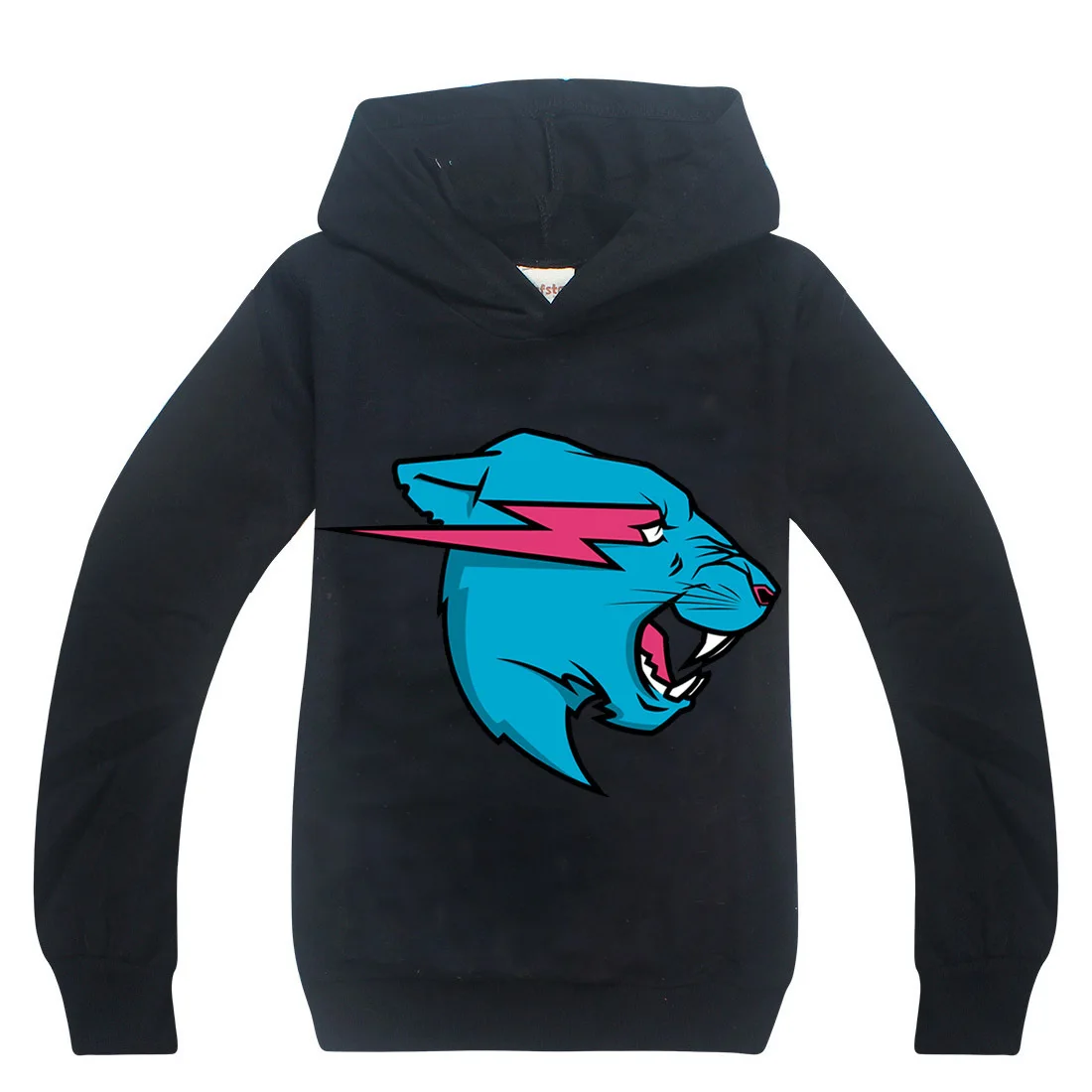 Детская футболка с принтом Mr Beast Lightning Cat Человек-паук для мальчиков