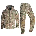 Мужская камуфляжная куртка и брюки G8, тактическая водонепроницаемая ветрозащитная мягкая куртка для активного отдыха, походов, охоты