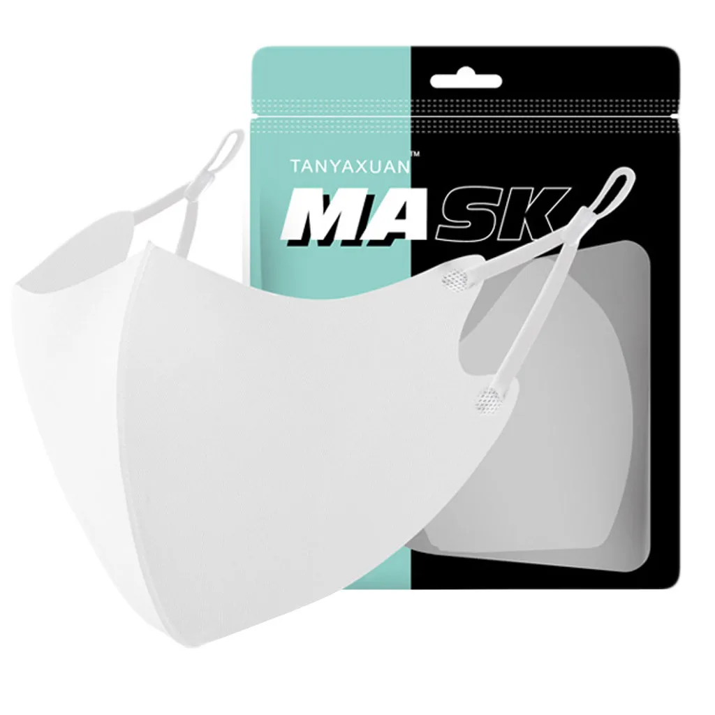 

Outdoor PM2.5 Sports Breathable Mouth Cover Solid Color Cotton Mask Adult Unisex Adujustable Quick Dry Face Mask Protection Mask