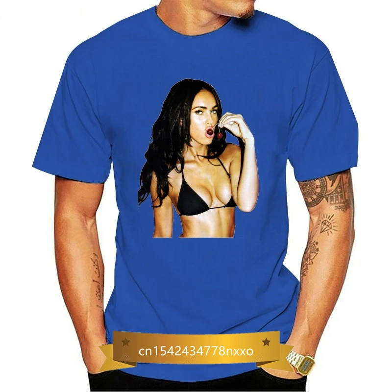 

T-SHIRT SEXY MEGAN FOX FILM white THE HAPPINESS IS HAVE MY T-SHIRT NEU