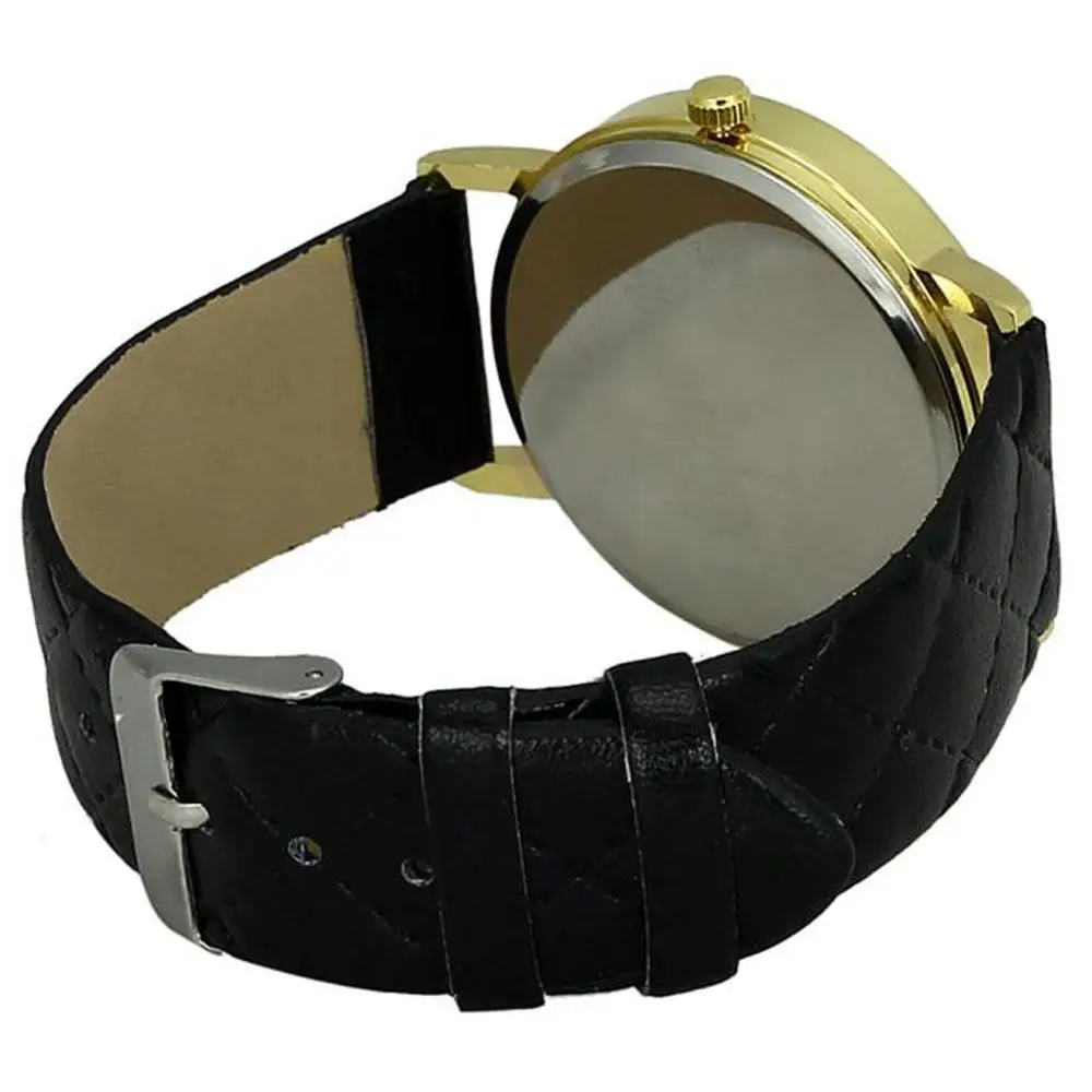 

New Ladies Casual Quartz Leather Band Strap Spin Watch Analog Women Fashion Stainless Steel Wristwatch Gifts Montre Enfant Fille