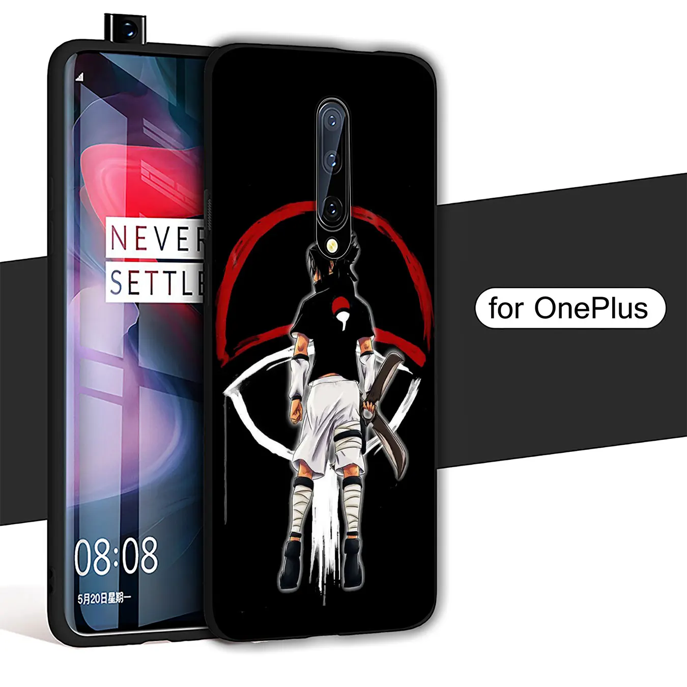 IYICAO Naruto Uchiha Itachi Sasuke Мягкий силиконовый чехол для телефона Oneplus 7T 7 Pro 6T 5 5T черный из