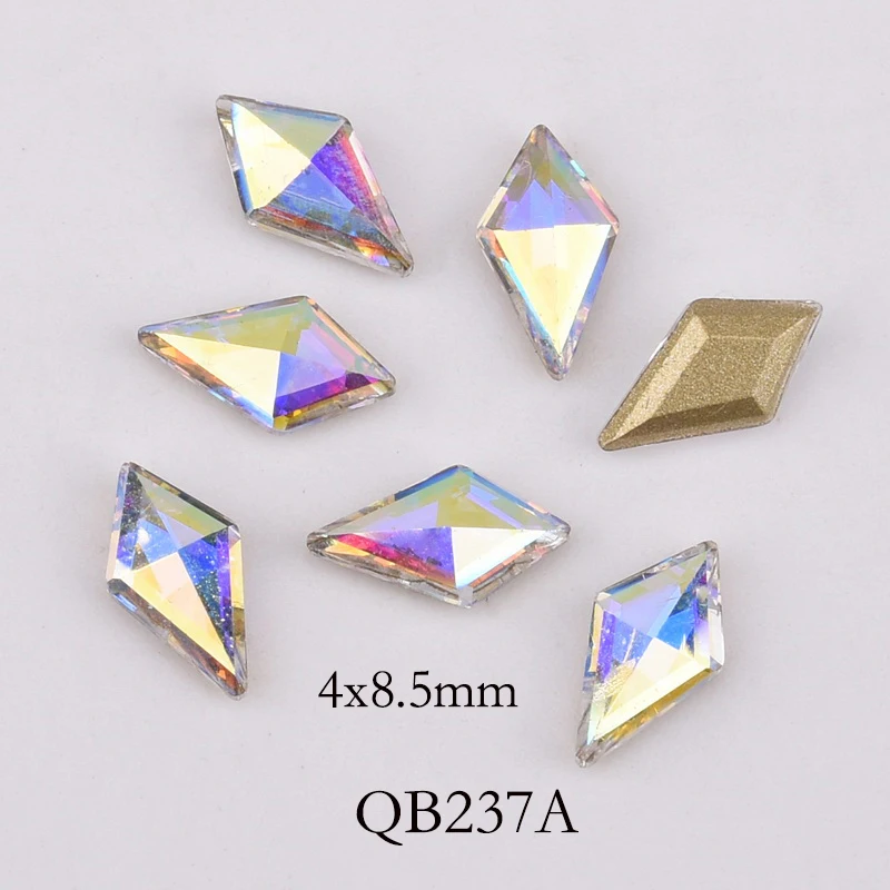 

20pcs Crystals Nail Diamond Stone Strass AB Glass Rhinestones For 3D Nails Art Decorations Supplies Jewelry QB217-246A