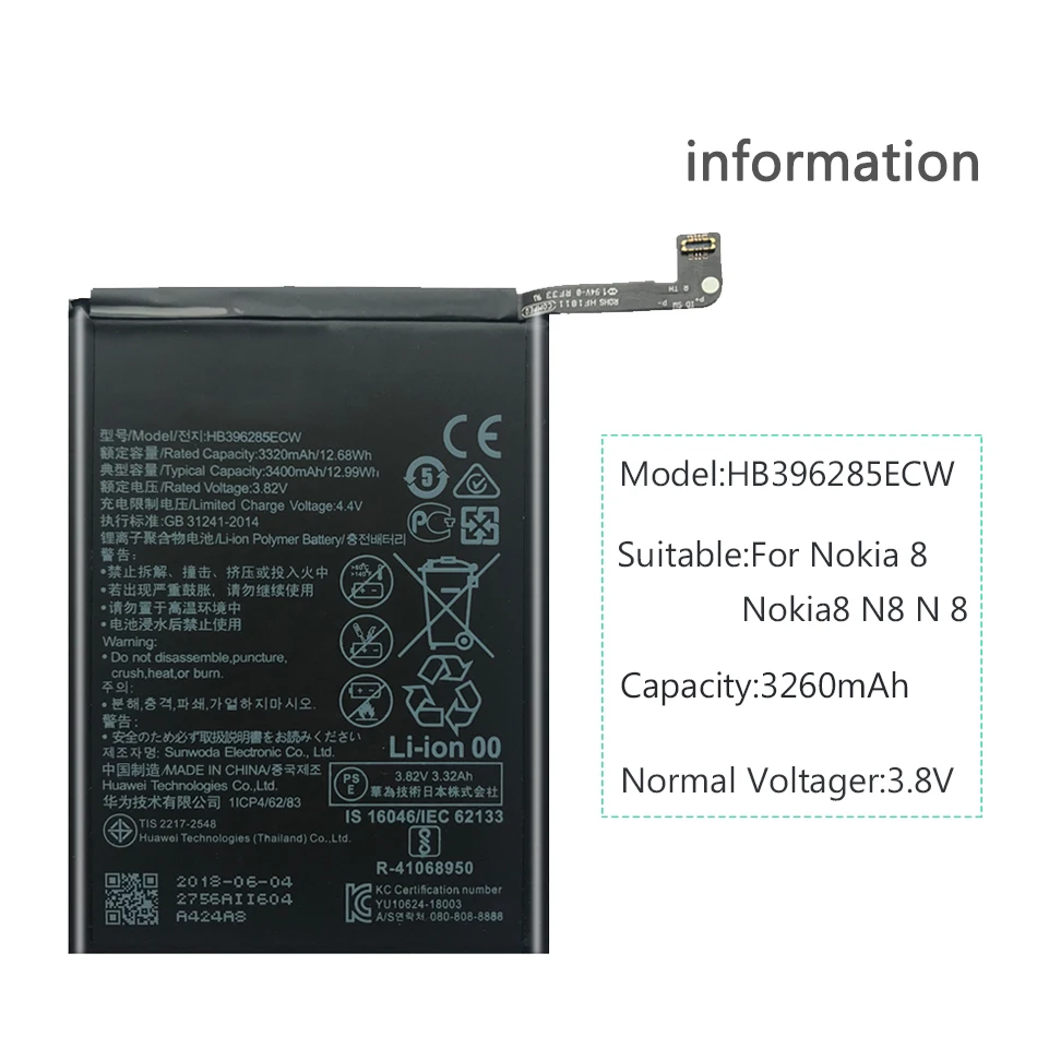 Аккумулятор HB386589ECW для Huawei P10 Plus P20 P30 Pro Mate20 Honor 10 Lite 8X View V10 Nova 3 4 COL AL00|Аккумуляторы