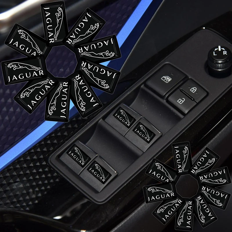 10 шт. автомобиль Стикеры автоматический прибор для поверхностного монтажа Ягуар