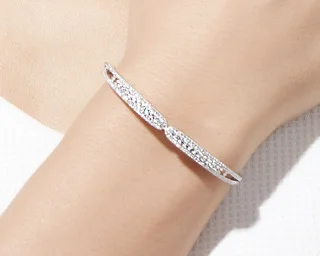 

YPD145 925 Silver Zircon Bracelet Girl Birthday Party DIY Bracelet Gift