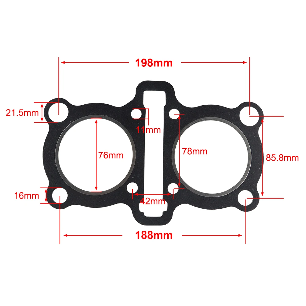 Комплект прокладок двигателя для Honda CM400A CM400C CM400E CM400T CB400T 1978-81 | Автомобили и