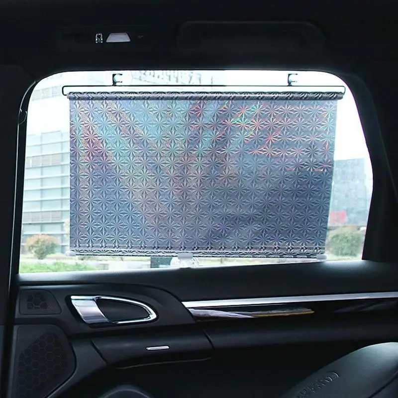 

Vehicle-Mounted Automatic Retractable Sunshade Car Windshield Sun Shade Curtain UV Protection Sun Visor Block