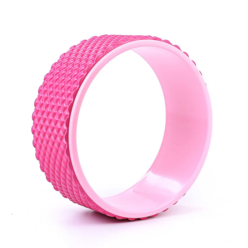

32*12CM 3D Massage Yoga Wheel Yoga Aids Equipment Back Bend Open Back Fitness Products Rolling Back Ring Home Pilates Ring Wheel