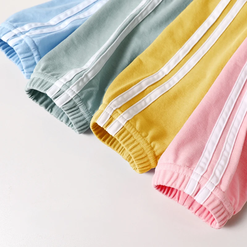 Детские танцевальные брюки для девочек и мальчиков эластичные спортивные