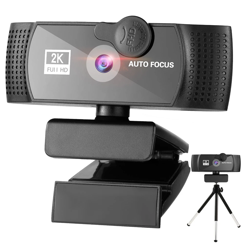 

New Hot Sale 4k Private Model Beauty Autofocus 1080p Computer Camera Hd Network Usb Live Webcam 2k Free Drivewhite Light Camera