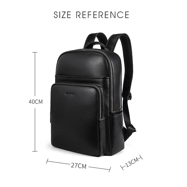 

100% Cow Genuine Leather Men Backpacks Fashion Real Natural Leather Student Backpack Boy Luxury Brand Large Computer Laptop Bag