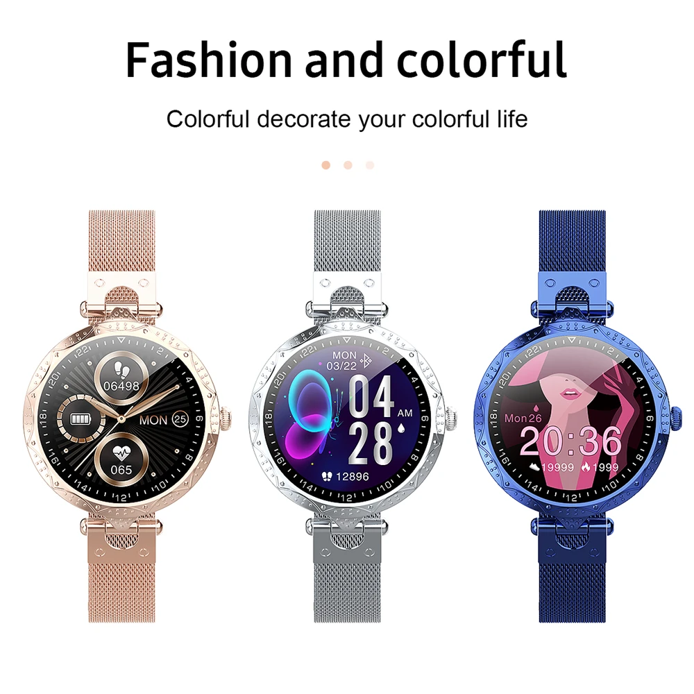 Новый женский умный Браслет AK22 фитнес-браслет с пульсометром и тонометром