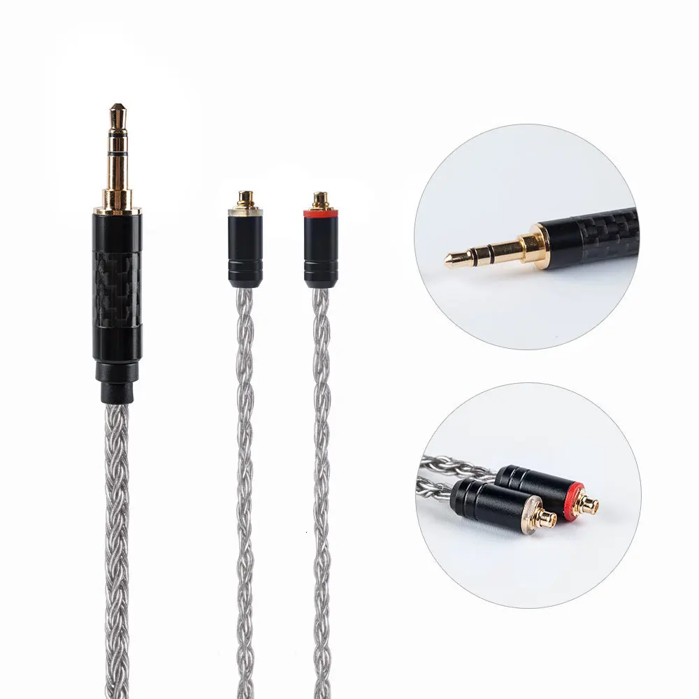 AK Hifihear 16 Core посеребренный кабель 2,5/3,5/4,4 мм Баланс зарядный кабель с MMCX/2pin разъем для TRNX6 ZSX ZS10 PRO AS10 C12/C10