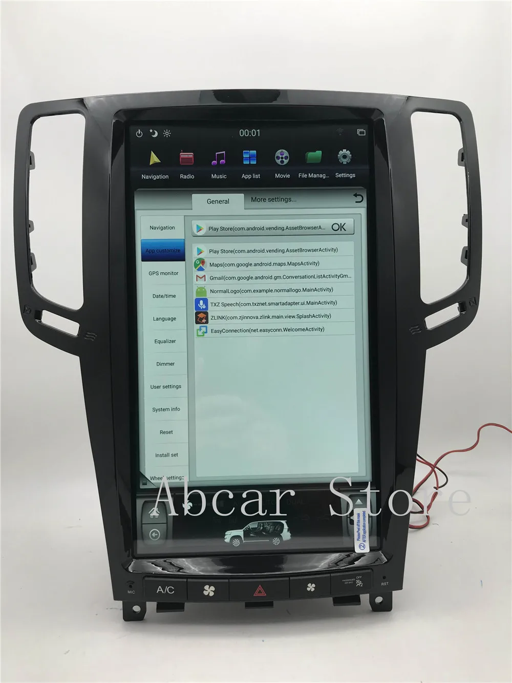 13,6 дюймов Tesla стиль Android 8,1 автомобильный dvd-плеер gps навигация для infiniti G25 G37 2007-2013 ips carplay HDMI радио 6 ядер