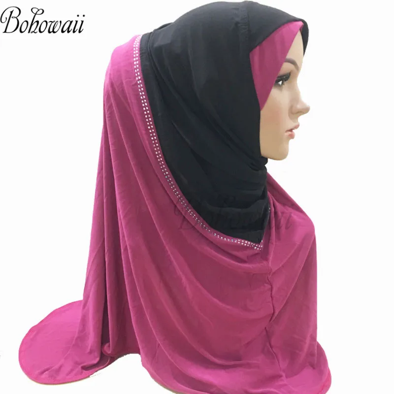 Женский хиджаб BOHOWAII шарф из Саудовской Аравии Индии мусульманский модный