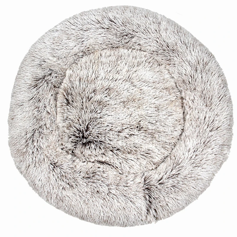 

Round Cat Beds House Soft Long Plush Best Pet Dog Bed For Dogs Basket Pet Products Cushion Cat Bed Cat Mat Animals Sleeping Sofa