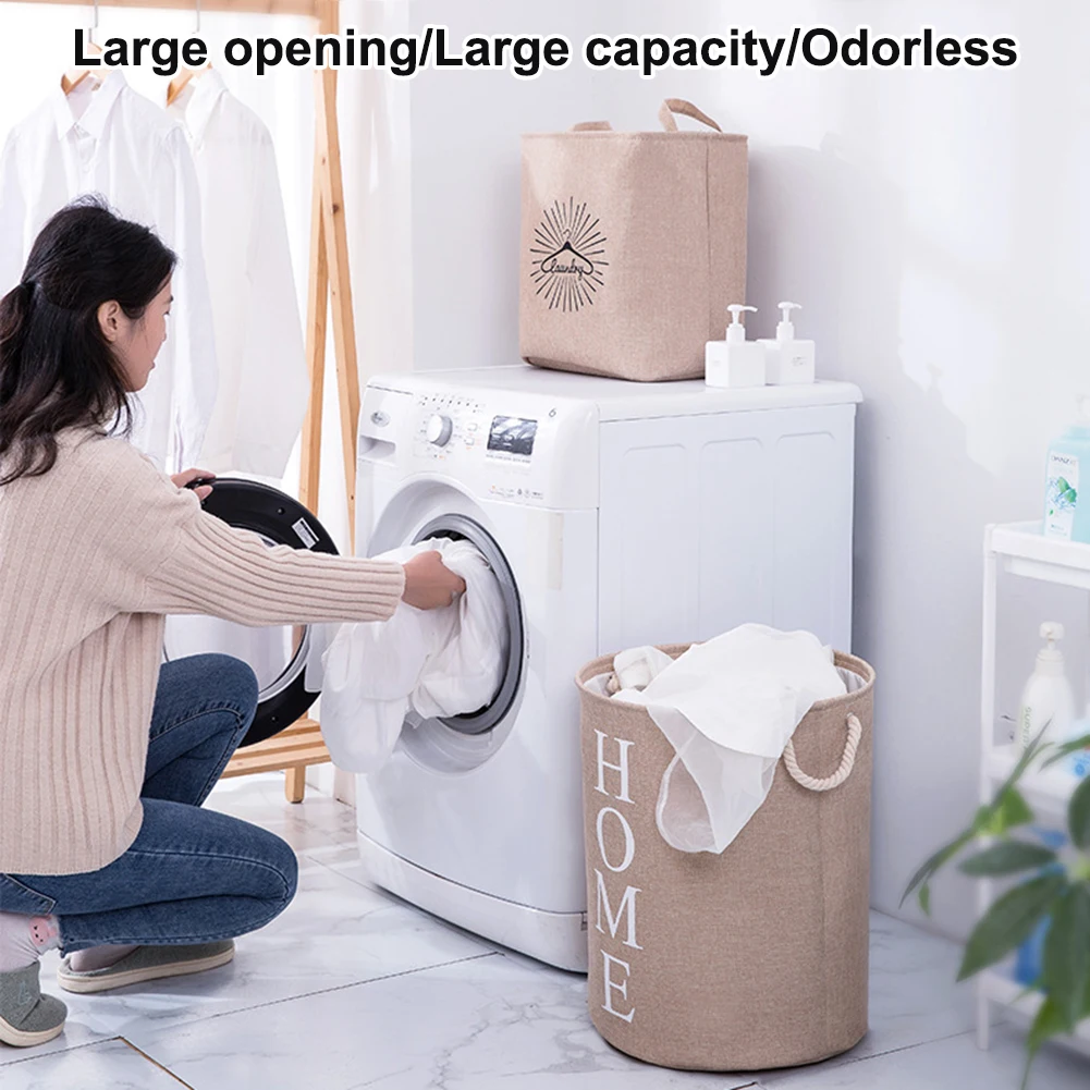 

Laundry Basket Large Capacity Storage Baskets Laundry Hamper Bag Dirty Clothes Basket Home Organizer for Toys Books Sundries