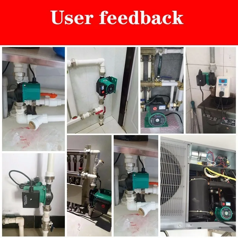 Бытовой циркуляционный насос горячей воды для обогрева 100 Вт ультра тихий бустер