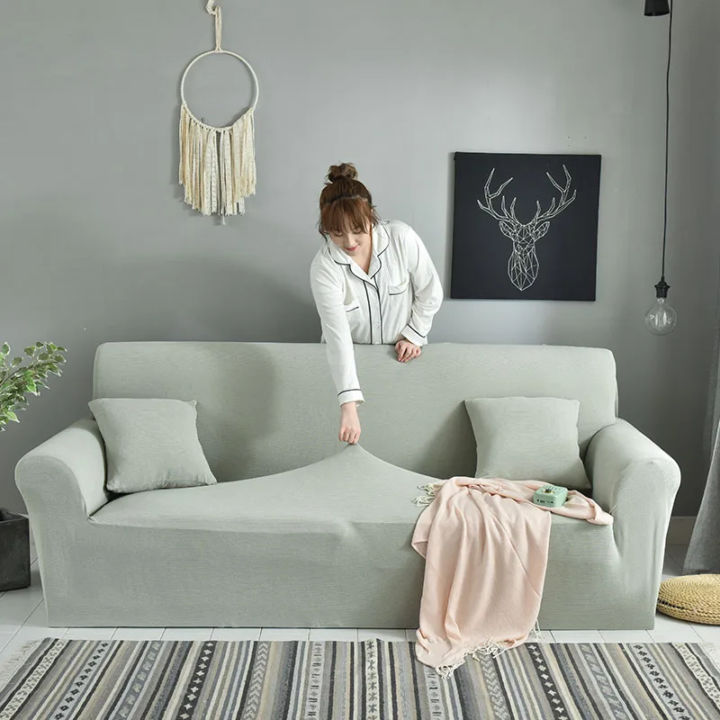 

Universal Nordic Sofa Cover Pink Soft Elastic Modern Nordic Four Seasons Sofa Cover Removable Funda Sofa Home Textile DG50SC