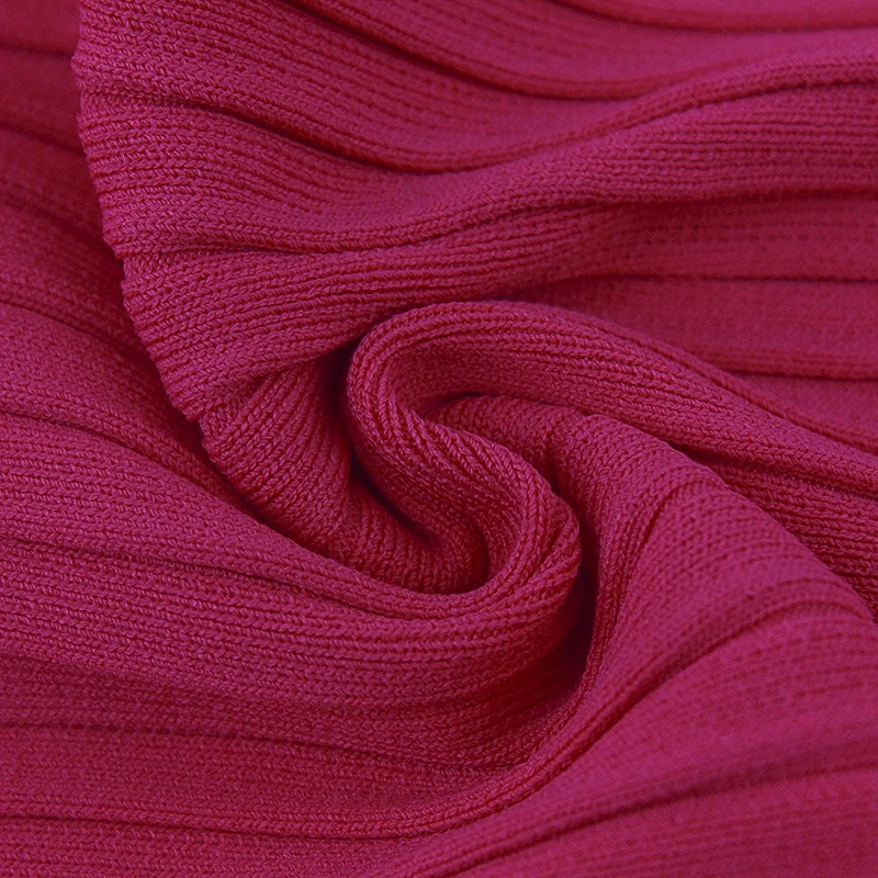 Женское облегающее платье с лямкой на шее вечерние платья в рубчик высокой