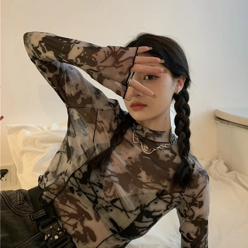 Футболка для девочек Spice короткий топ окрашенный в завязку женская летняя новая