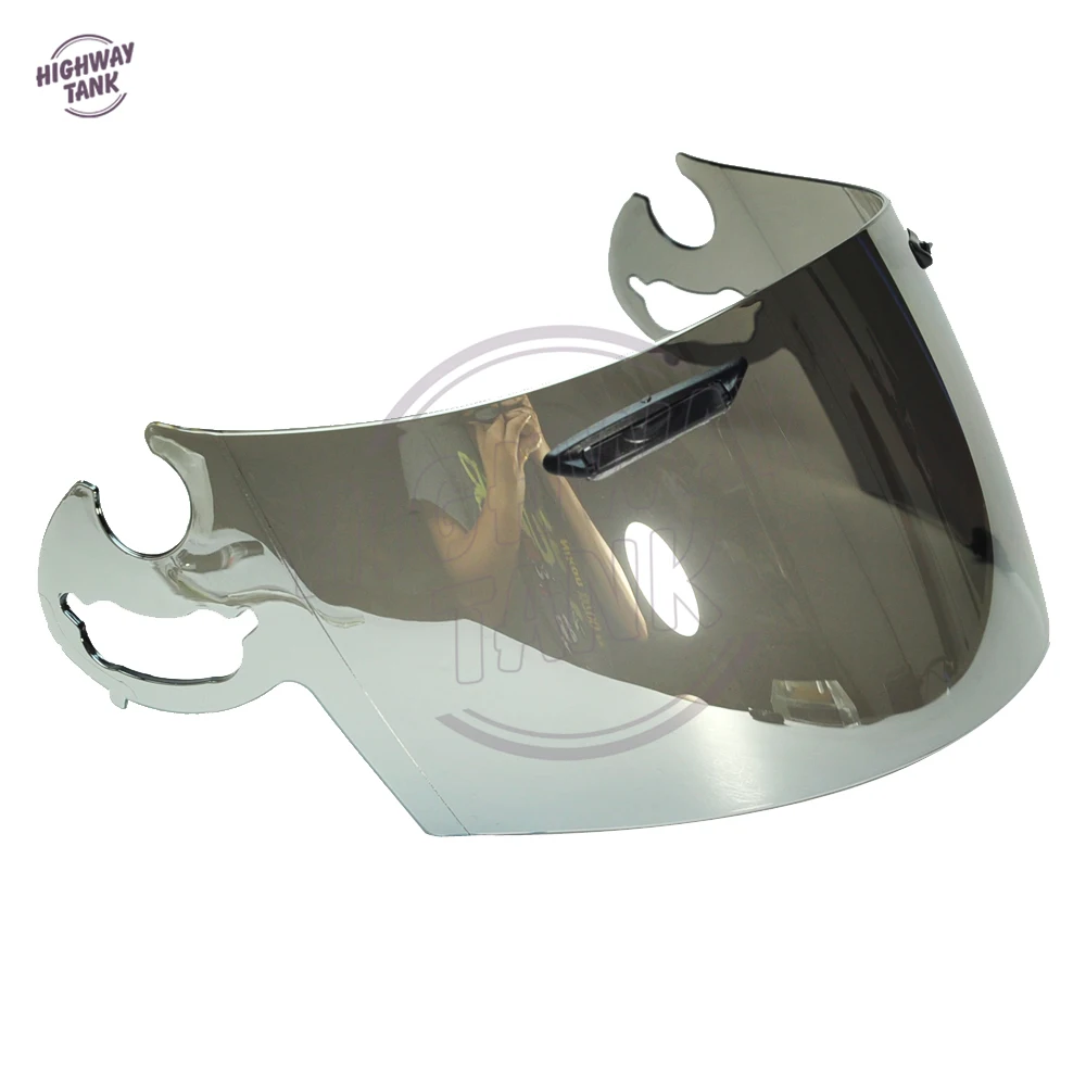 Хромированный мотоциклетный Полнолицевой шлем козырек объектив чехол для ARAI RR5