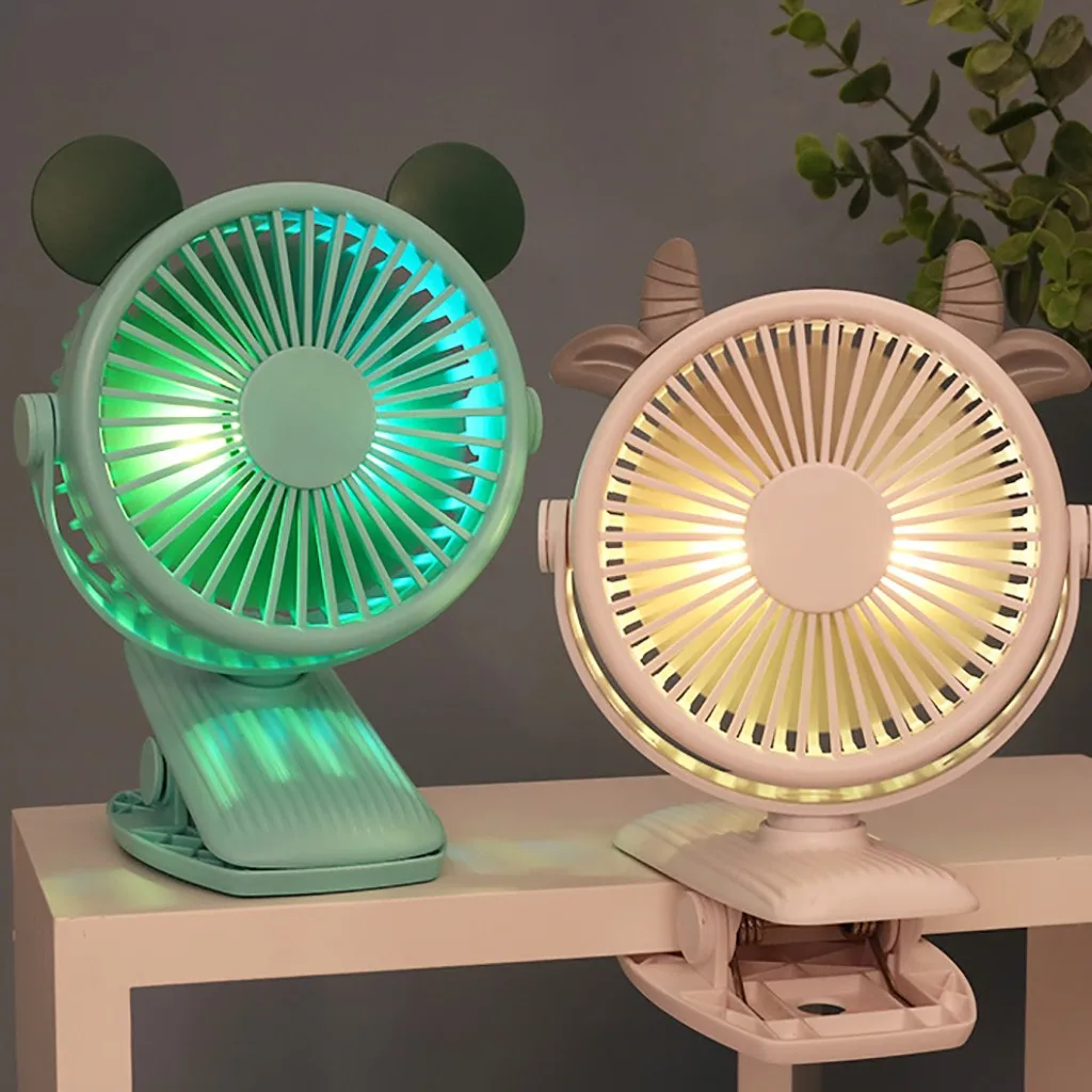 Портативный клип на вентилятор мобильного для палатки Детские коляски отдых