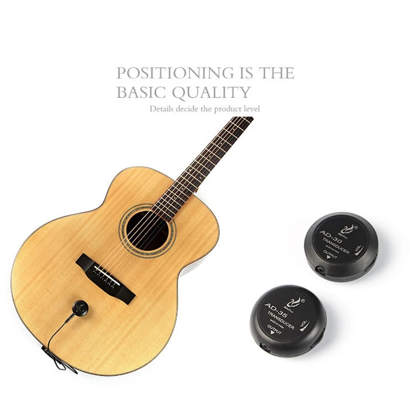 

Adeline Mini Sound Pick-Up Piezo Transducer for Acoustic Guitar Ukulele Violin Viola Cello Banjo Guitar Accessories