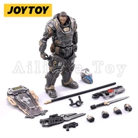 joytoy 118 action figure 01st steel legion repaint black sickle anime collection military model free shipping