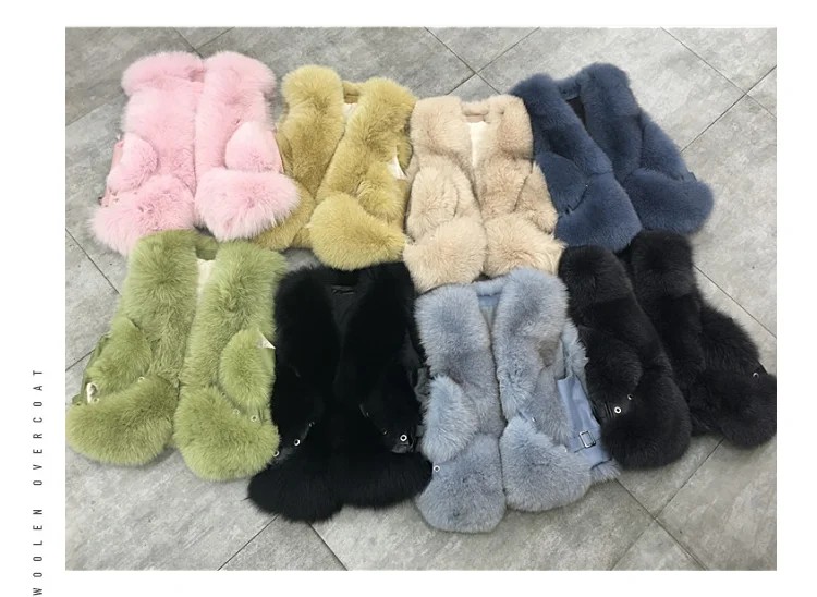 ZDFURS* из натурального меха лисы жилет короткий без рукавов Vestwoman зимние теплые натуральный меховой жилет натуральным лисьим мехом Меховая куртка лисий мех пальто