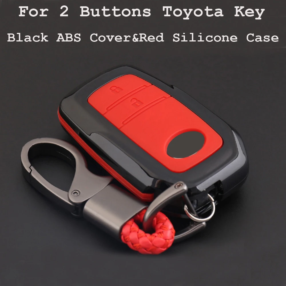 Чехол для автомобильного ключа Toyota Hilux Fortuner Land Cruiser Camry Coralla Crown RAV4 Highlander чехол
