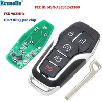 415 button smart remote key fsk 902mhz with hitag pro49 chip for ford fusion explorer edge mustang 2013 2017 m3n a2c31243300