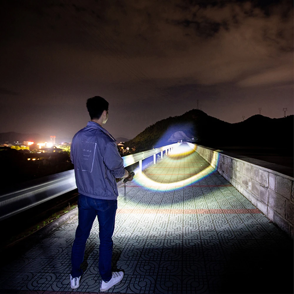 Мощный яркий Перезаряжаемый прожектор светодиодный фонарь с ультрадлинным