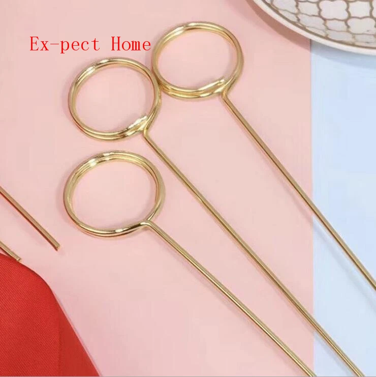 50 шт. Цветочная длинная палочка держатели для карт подарочная упаковка букета