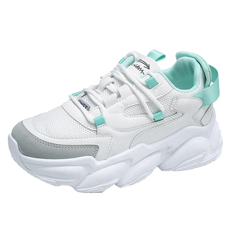 

2021 Autumn White Women Casual Breathable All-match Travel Shoes Students Chaussures Trend Girl Runing Capatos De Mujer