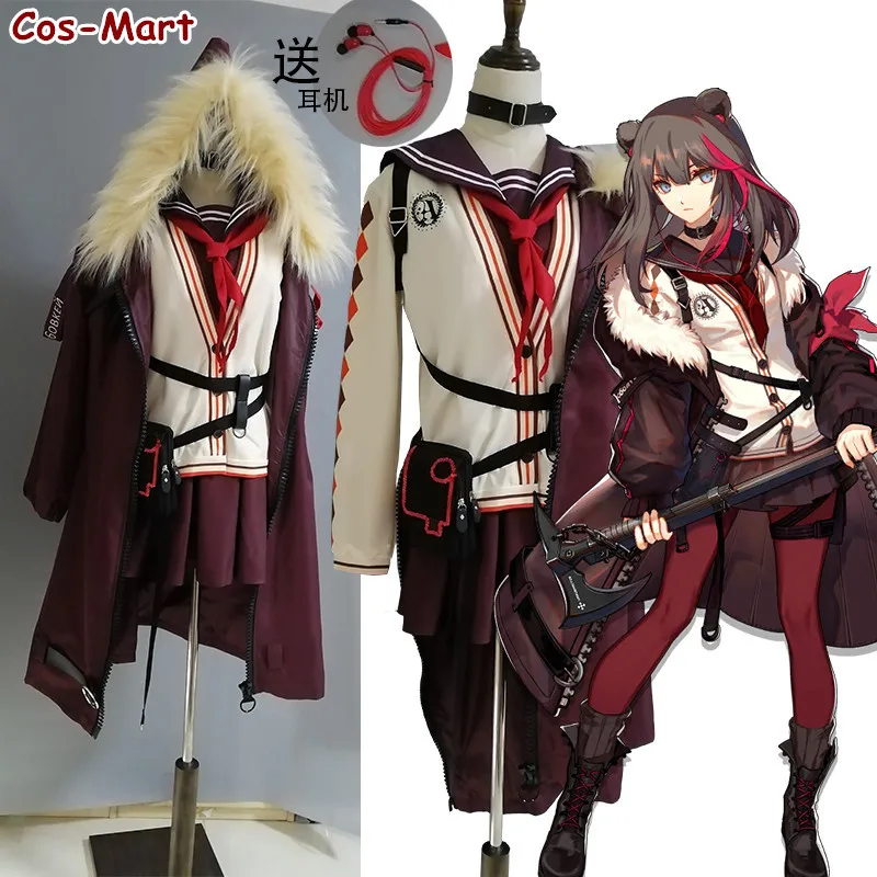 

New Game Arknights Zima Cosplay Costume RHODES ISLAND Fashion Combat Uniform Girl Activity Party Role Play Clothing Custom-Make