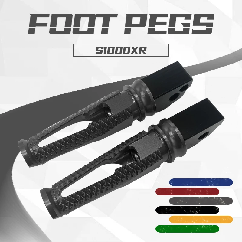 

Motorcycle Footrests CNC Aluminum Rear Set Foot Pegs Footrest For S1000XR S1000 XR S 1000 XR Rear Passengers Pedal