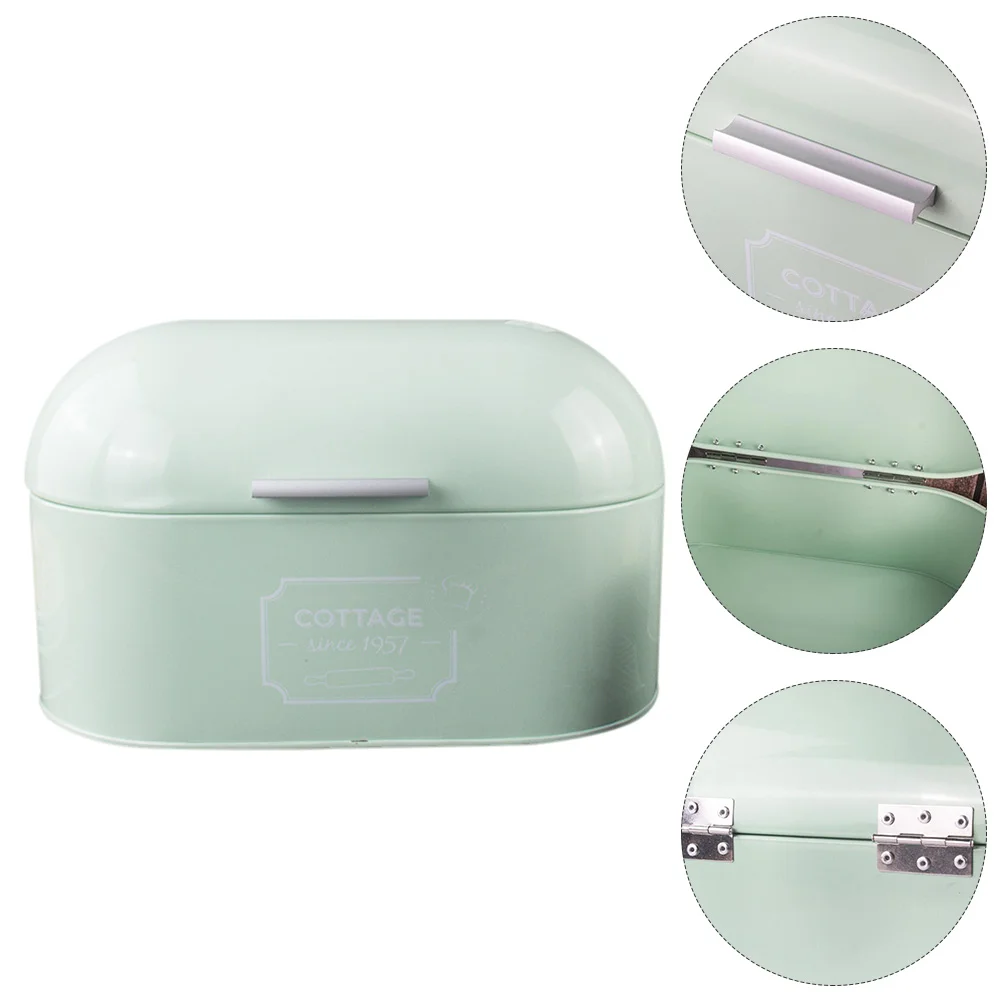 

European Bread Box Household Extra Large Metal Bread Storage Box