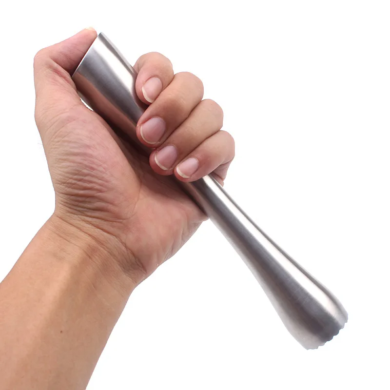 

2pcs/lot Stainless Steel Crushed Ice Rod Creative Bar Lemon Rod Cone Tools Bar Supplies