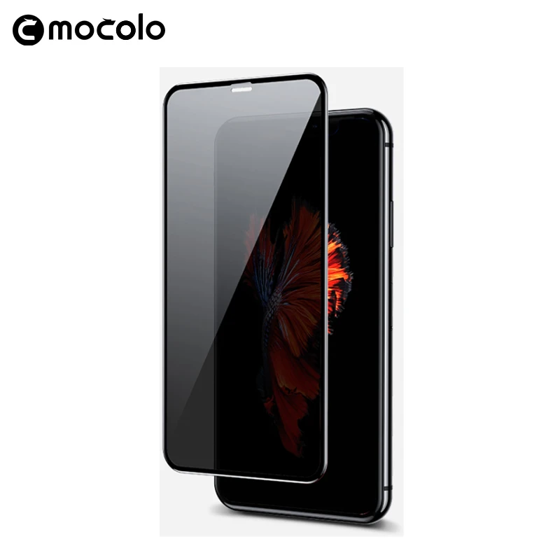 Mocolo Anti peep тонированное 3D изогнутое премиум стекло для iPhone 11 полное покрытие